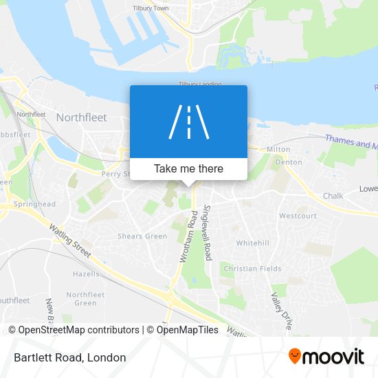 Bartlett Road map
