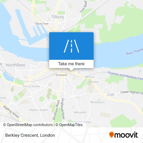 Berkley Crescent map