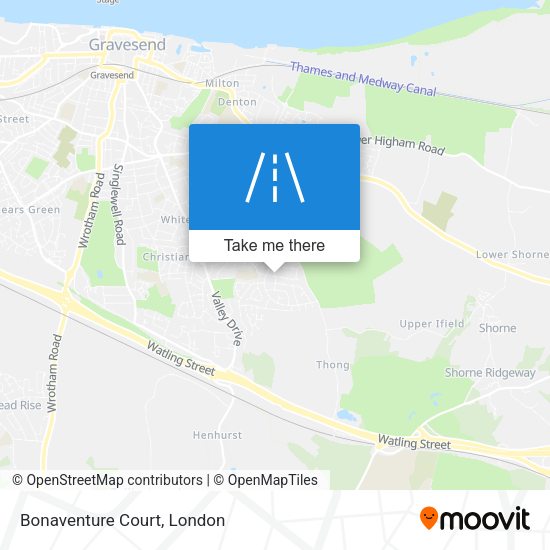 Bonaventure Court map