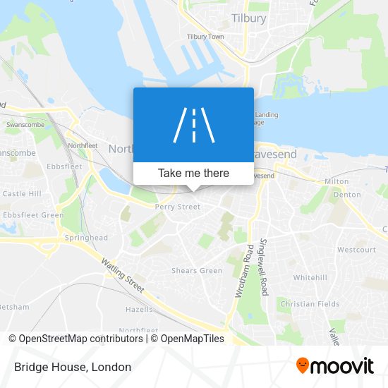 Bridge House map
