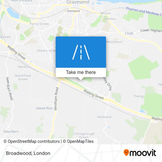 Broadwood map