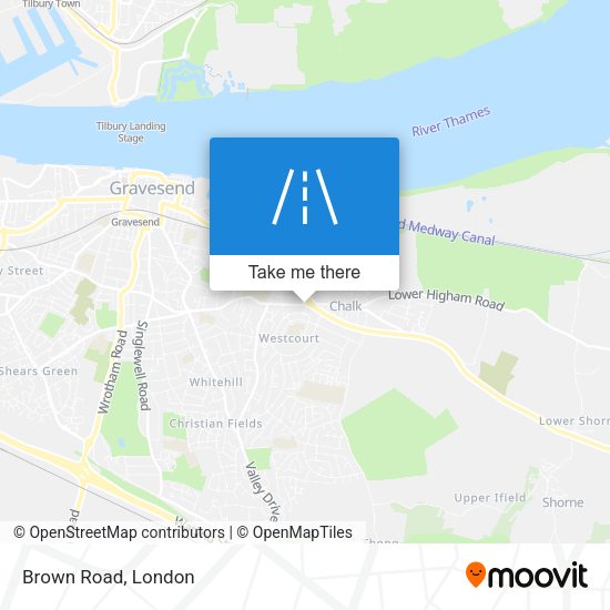 Brown Road map