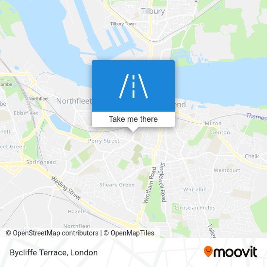 Bycliffe Terrace map