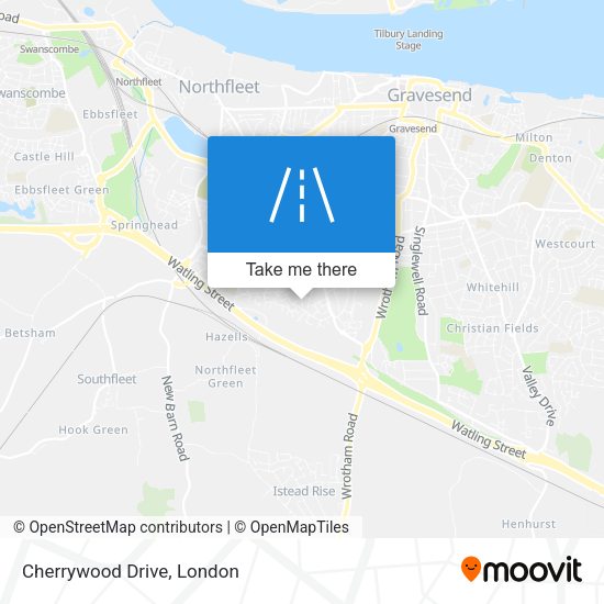 Cherrywood Drive map
