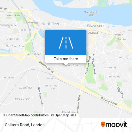 Chiltern Road map