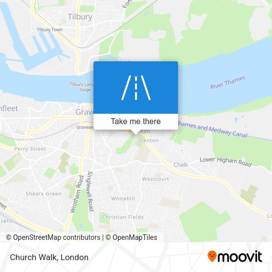Church Walk map