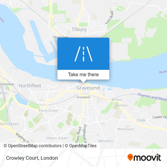 Crowley Court map