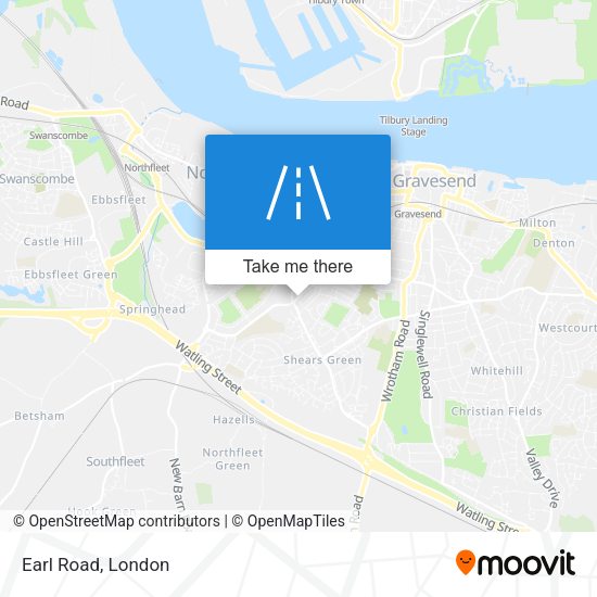 Earl Road map