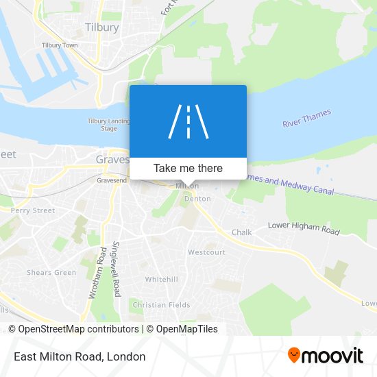 East Milton Road map