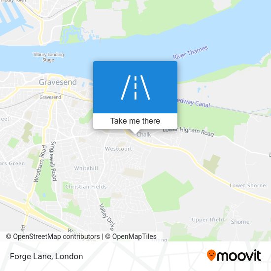 Forge Lane map