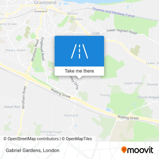 Gabriel Gardens map