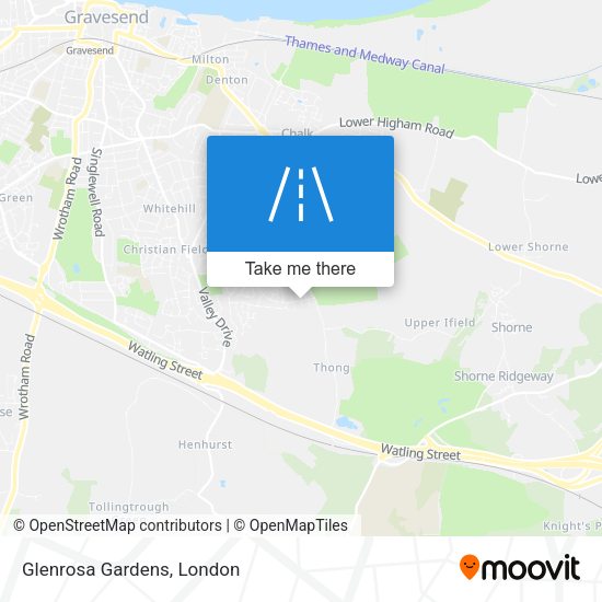 Glenrosa Gardens map