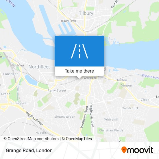 Grange Road map