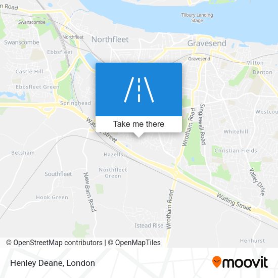 Henley Deane map