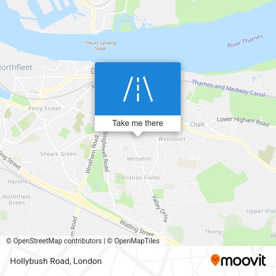 Hollybush Road map