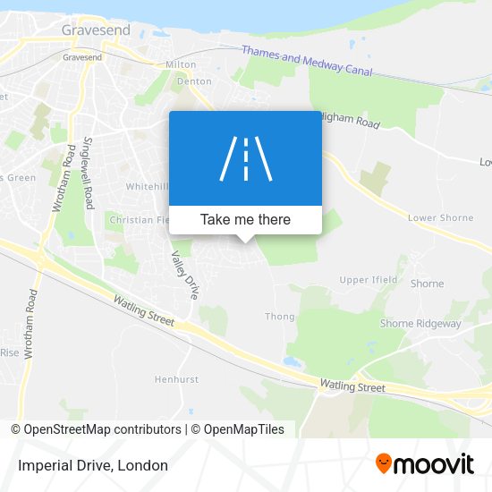 Imperial Drive map
