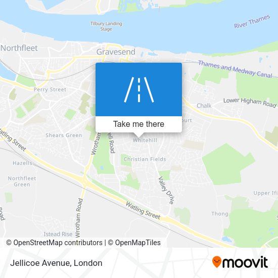 Jellicoe Avenue map