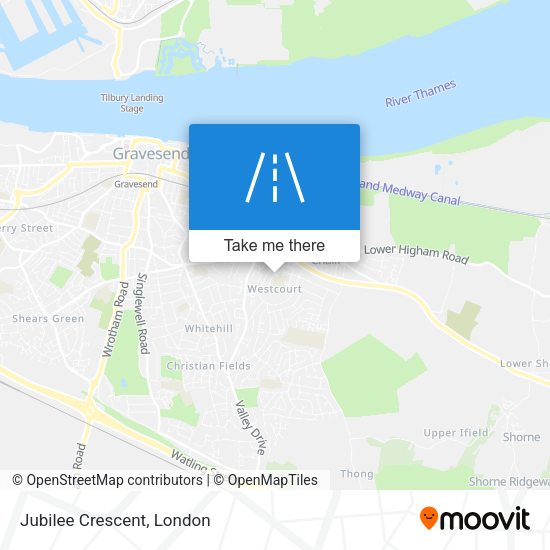 Jubilee Crescent map
