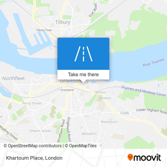 Khartoum Place map