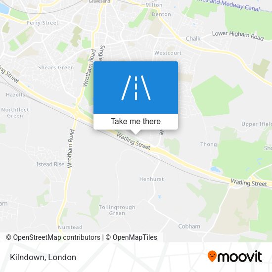 Kilndown map