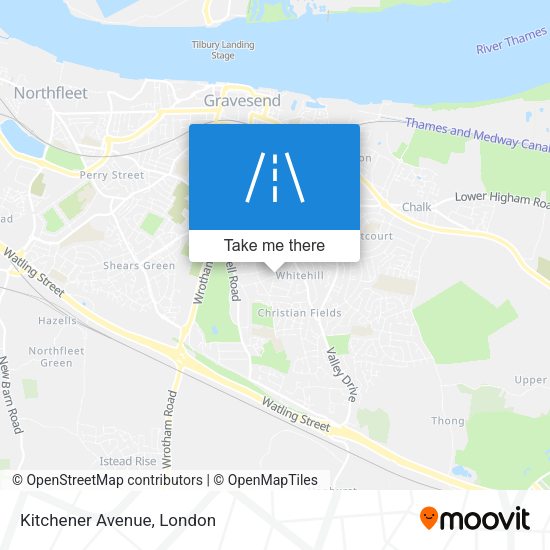 Kitchener Avenue map
