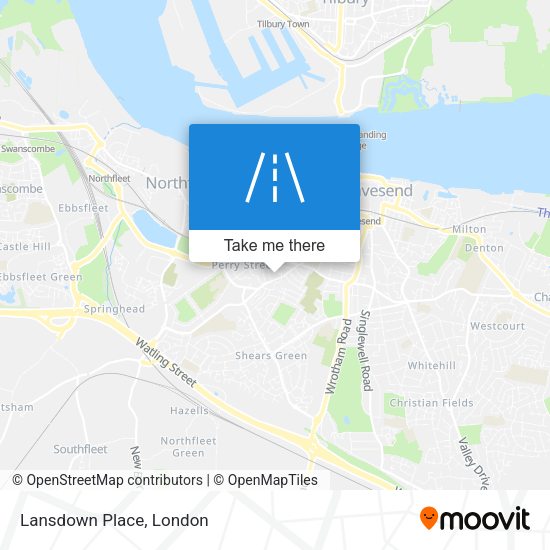 Lansdown Place map