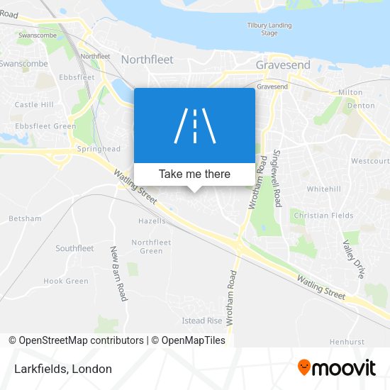 Larkfields map