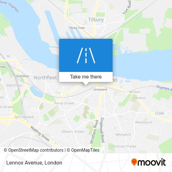 Lennox Avenue map