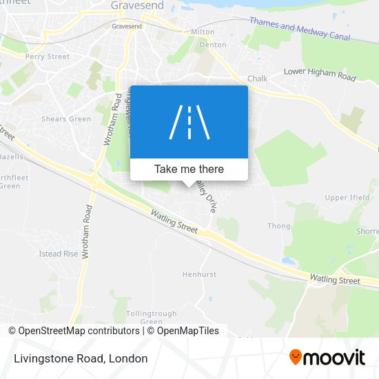 Livingstone Road map
