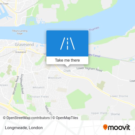 Longmeade map