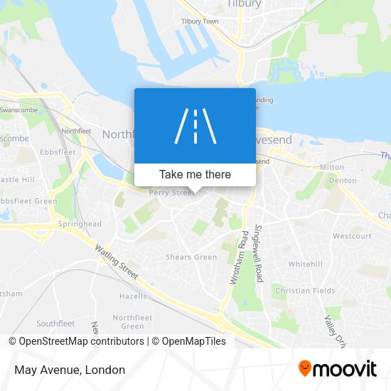 May Avenue map