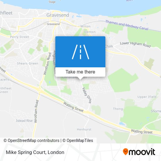 Mike Spring Court map