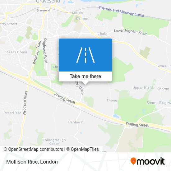 Mollison Rise map