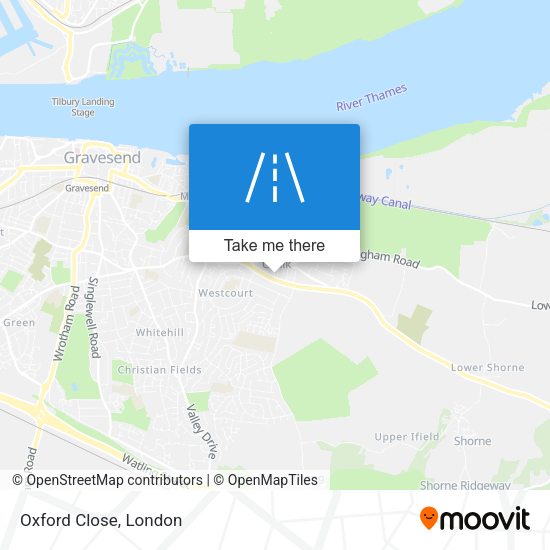 Oxford Close map