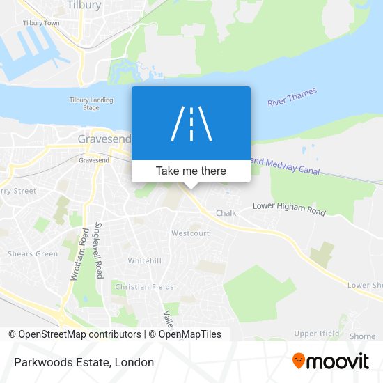 Parkwoods Estate map