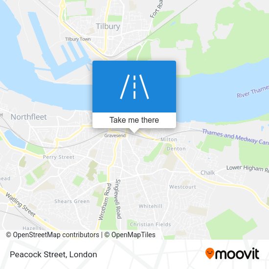 Peacock Street map