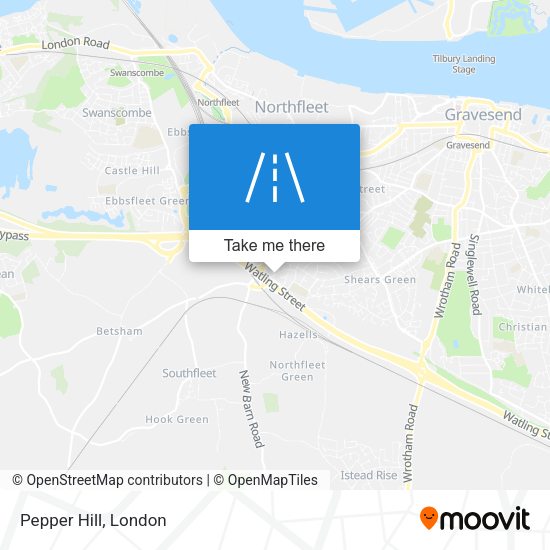 Pepper Hill map