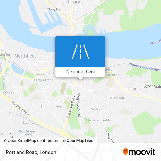 Portland Road map