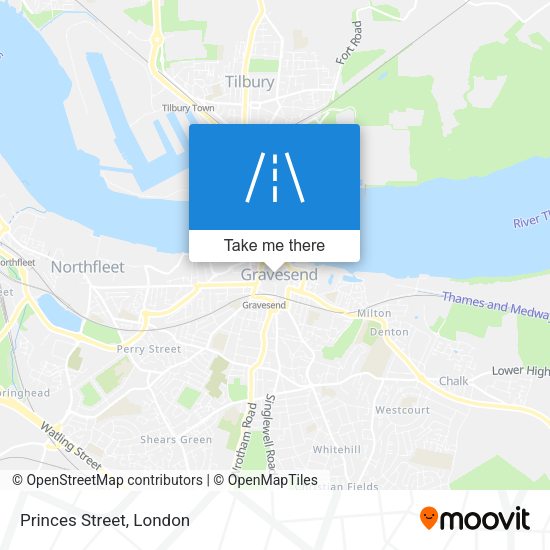 Princes Street map