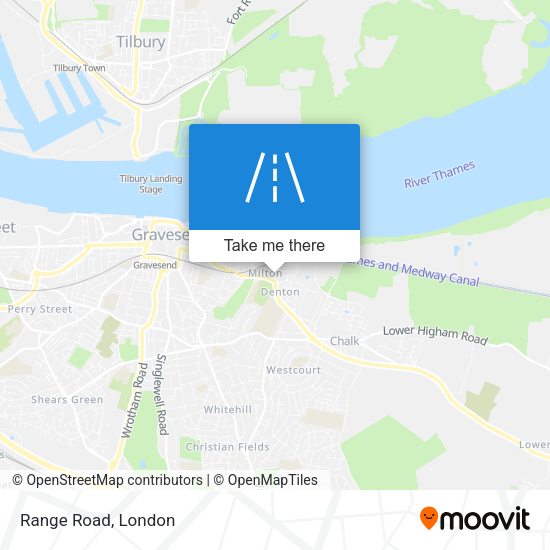 Range Road map