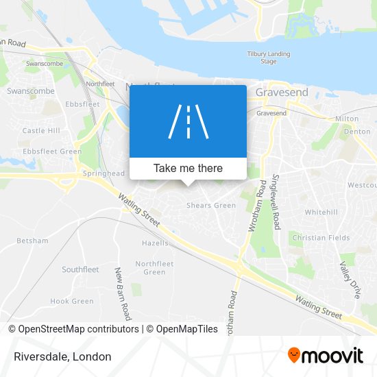 Riversdale map