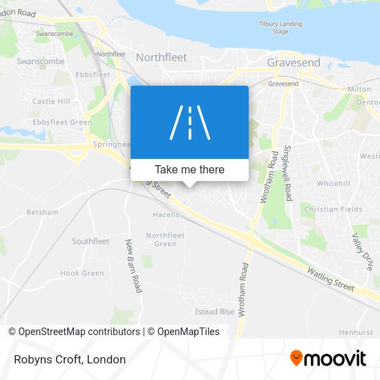 Robyns Croft map