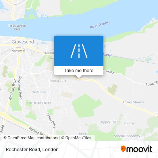 Rochester Road map