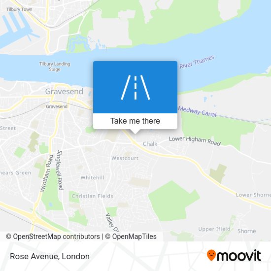 Rose Avenue map