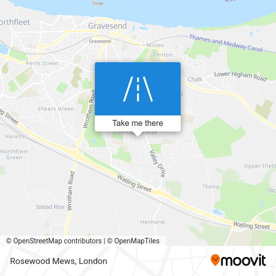 Rosewood Mews map