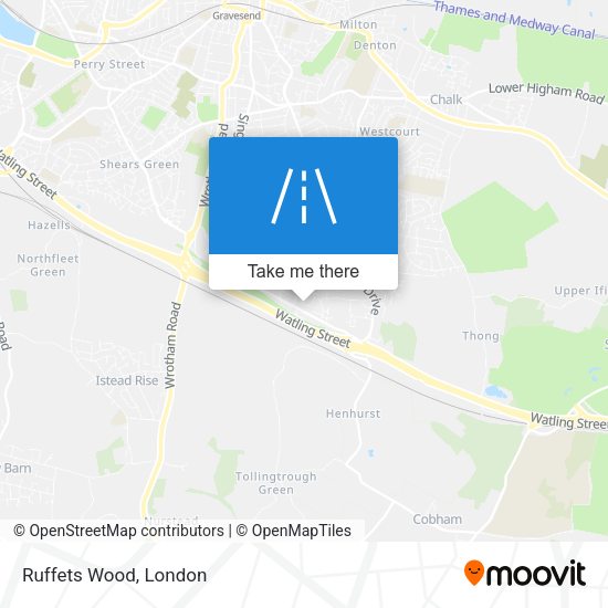 Ruffets Wood map