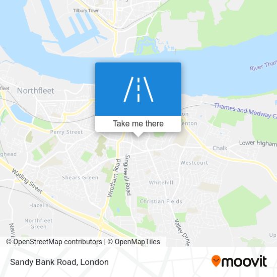 Sandy Bank Road map