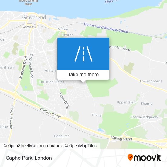 Sapho Park map