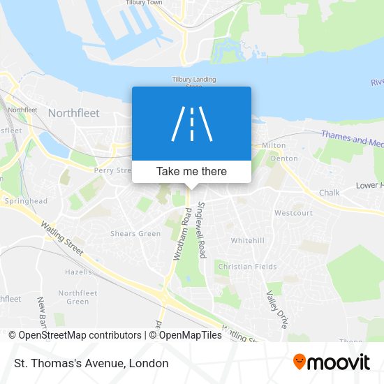 St. Thomas's Avenue map