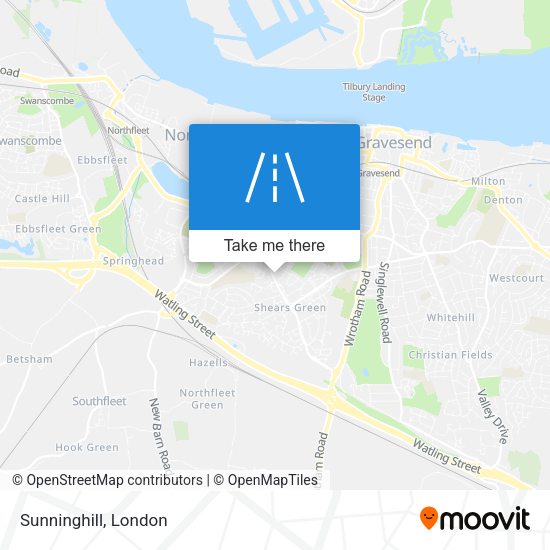 Sunninghill map